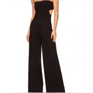 Susana Monaco Strapless Cut Out Back Jumpsuit, Medium